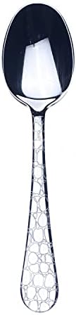 Žlica od nehrđajućeg čelika, 11026, 1108, [pakiranje od 48 komada], 11,1 cm, Srebrna završna obrada, posuđe se može prati