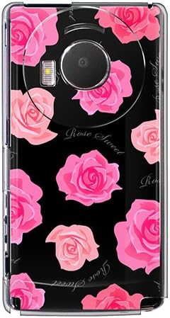 Casemarket SoftBank Lumix Phone Polikarbonata Clear Tvrda futrola [Rose Sweet - Black]