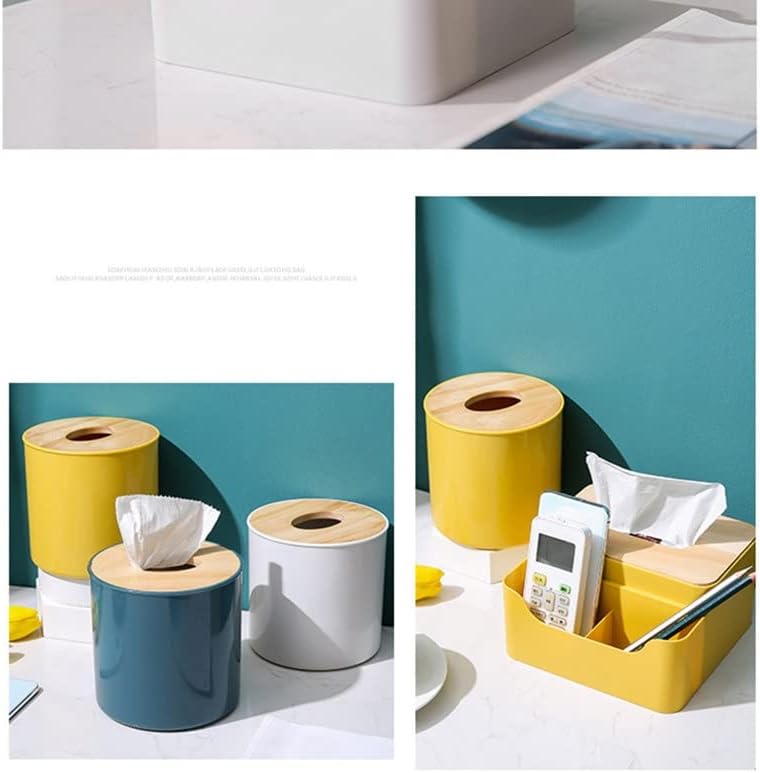 BKDFD držač kutije za tkivo kuhinja dnevna soba kutija za odlaganje tkiva toalet za kupaonicu Okrugli spremnik