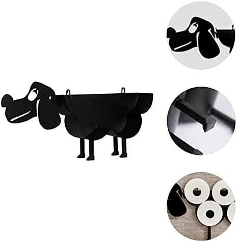 Doitool držač toaletnog papira Zidni nosač Tissue Polica u obliku psa ukrasnog tkiva papir za papir stalak tkivo Organizator