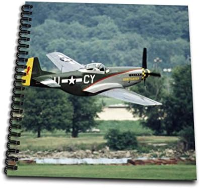 3Drose DB_91303_2 Sjevernoamerički P-51 D Mustang, ratni avion-US24 BFR0082-Bernard Friel-Memory knjiga, 12 BY 12
