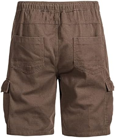 Miashui sippiri za malu djecu muške ljetne teretne hlače čvrste boje džep plus size za pranje kratkih hlača divlje travnate