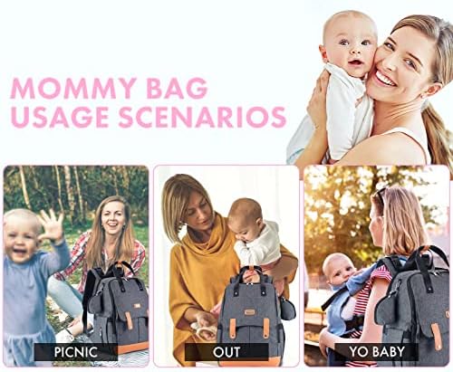 Doblueli Baby Pelen vrećica ruksak za dječačku djevojčicu, multifunkcionalna dječja vrećica s držačem za presvlačenje i držača