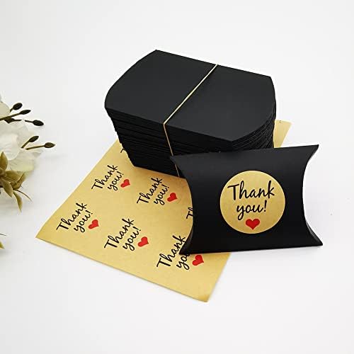 GSHLLO 50 PCS Male bombone poklon kutije za svadbene zabave Kutije za jastuke za pakiranje nakit kutije za Dan zahvalnosti