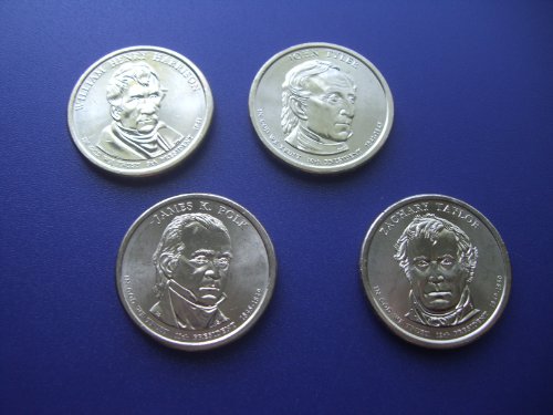 Sve 2009. godine predsjedničke dolar Set 4 necirkulirane kovanice Kompletna kolekcija