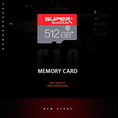 Kartica od 512 GB s adapterom za tahograf, brza kartica bespilotnih letjelica, flash memorija klase 10, kartica od 512 GB