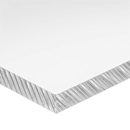 USA brtvljenje Bulk-PS-PVC-635 Clear PVC tipa 1 plastični list, 1/2 debeo, 24 širok, 24 dugačak