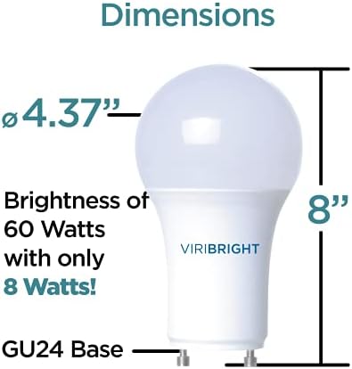 60-Vatne žarulje, 919 LED žarulje, 60-vatna zamjena, 8-vatne LED žarulje, 6500k dnevno svjetlo, osnovne žarulje 924 - 6kom