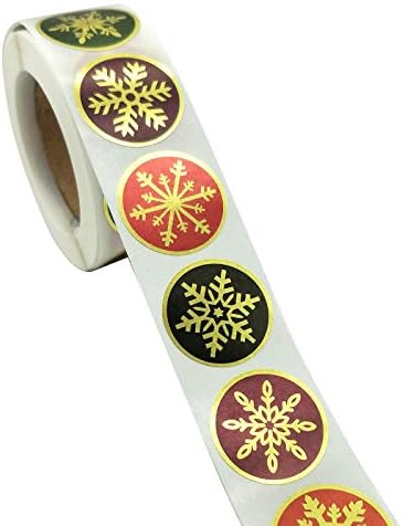 Poklon 500 svečanih 1 Post naljepnica za ukrašavanje poklon božićne ambalaže rola božićnog ukrasa za dom prijenosna studijska