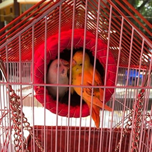 Yjjkj proizvodi za kućne ljubimce ptice gnijezdo ručno tkane slamna kuća za papagete kockatiele papiga papagaj ili mali kućni