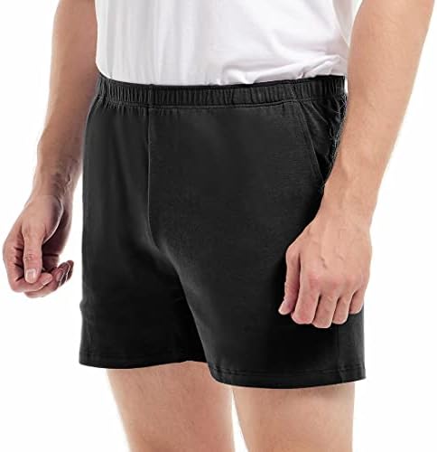 Aimptact muški salon kratke hlače prozračne meke 4 inčne lagane jednostavne aktivne kratke hlače dno spavanja
