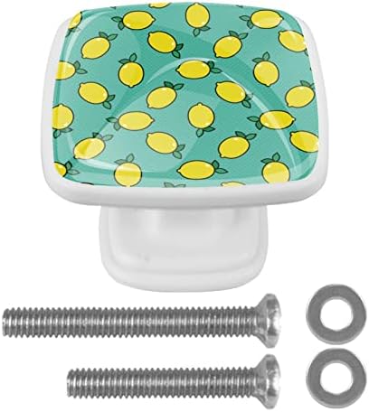 Limun Art uzorak zelena pozadinska ladica gumba za povlačenje ručice Ladica za kuhinju, ormarić za kupaonicu, ormar i ormar