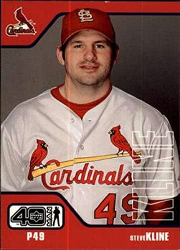 2002. Gornja paluba 40-Man 584 Steve Kline St. Louis Cardinals MLB BASEBALL CARD NM-MT