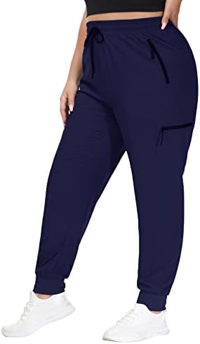Ženske planinarske teretne hlače Plus size AB lagane BRZOSUŠEĆE joggere za trčanje sportske hlače za vježbanje s džepovima