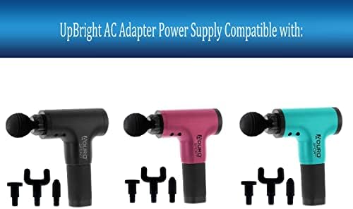 UPBright AC DC adapter kompatibilan s Aduro Sport Elite Recovery Masažom masažnim pištoljem S-ERMG-01 Model masaže mišića