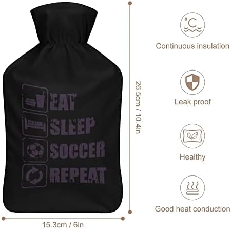 Jedite spavanje nogomet Ponovite vrećicu s toplom vodom s poklopcem 1L ubrizgavanje gumene boce s toplom vodom za Hladno