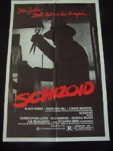 Schizoid - 27 X41 originalni filmski plakat One Sheet 1980 Christopher Lloyd