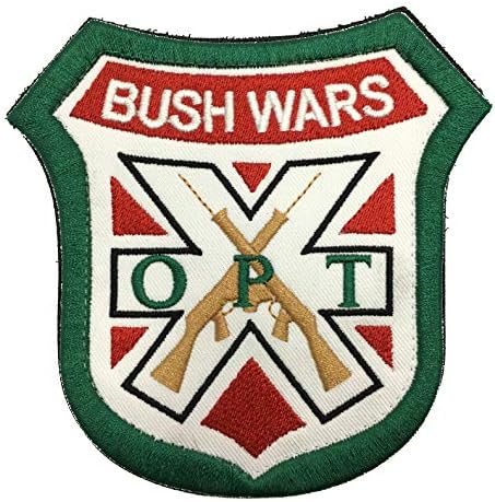 Bush Wars Patch Taktička vojna vojska izvezena Šivača na zakrpama s oznakama s učvršćivačima ukače i petlje
