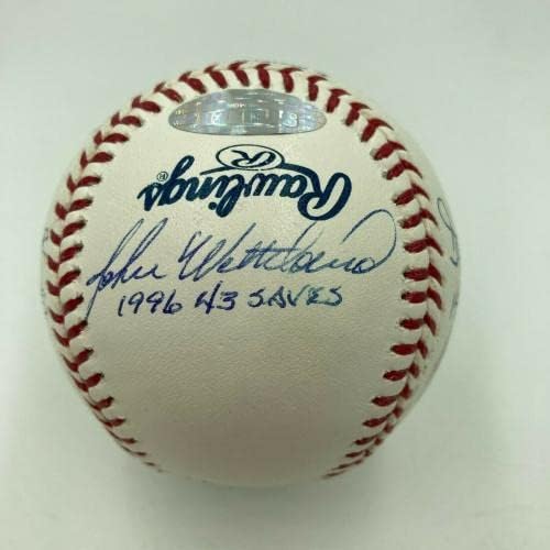 New York Yankees Legendarni bliži Multi potpisani bejzbol Mariano Rivera JSA Coa - Autografirani bejzbol