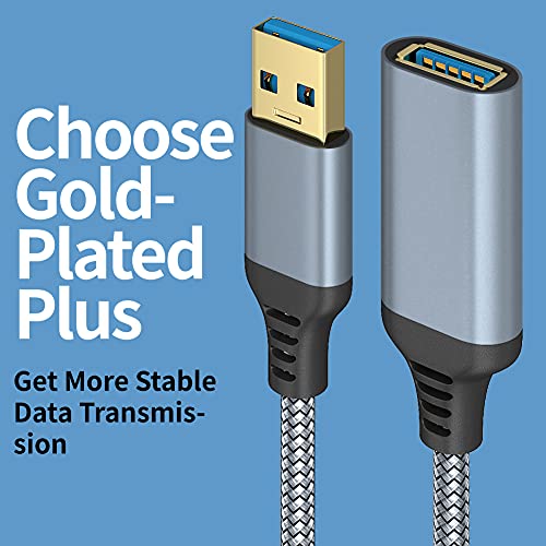 Tianle USB 3.0 kabel za proširenje 1M/3,3ft, USB 3.0 Mužjak do ženskog USB produžetka vodiča 5Gbps prijenos podataka velike