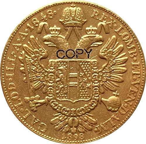 1898. Austrija - Habsburg 1 Ducat kovanice Kopirajte Kopiraj poklon za njega