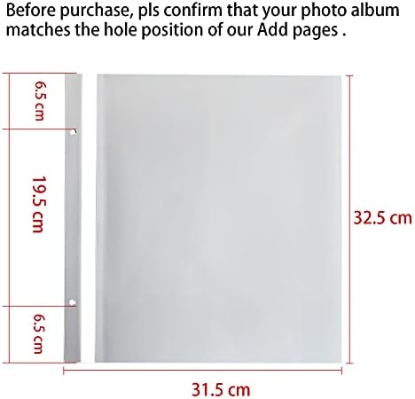 Vienrose Veliki foto album Self Adhesive ， 20 listova unutarnjeg ljepljivog albuma s 10 listova unutarnjih dodatnih stranica