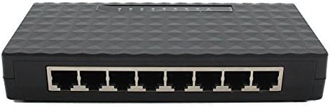 5 priključaka Portas Gigabit Mini Network Switch 1000Mbps Ethernet Smart Switch Visoke performanse s američkim adapterom