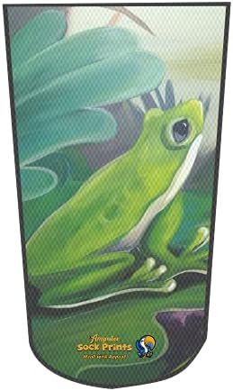 Zelena žaba na tropskoj sceni Lily Pad Wm
