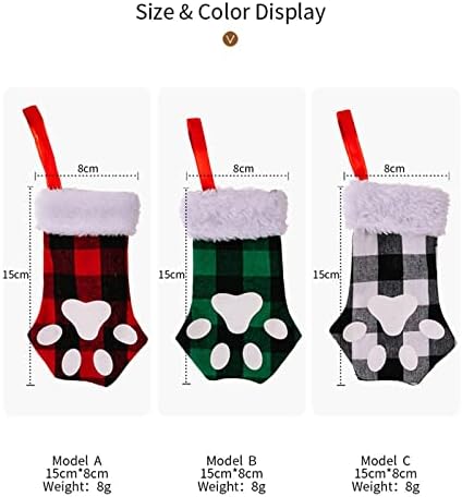 2022. Božićni ukrasi božićna drvca čarape s visećim konopcima personalizirani ukras za čarape
