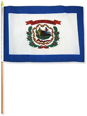RFCO zapadna Virginia 12 x18 zastava štapa