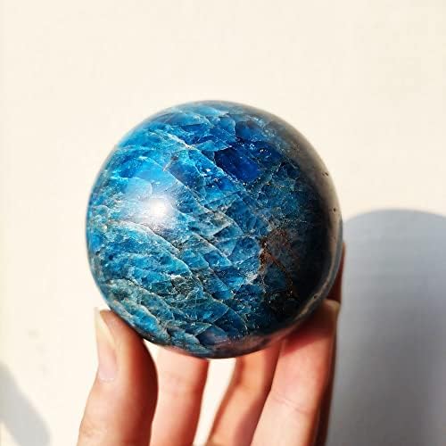 Roellg 2.3 u plavoj apatitskoj sferi prirodna kristalna kugla sfera za ukrašenu ljekovitu kuglu