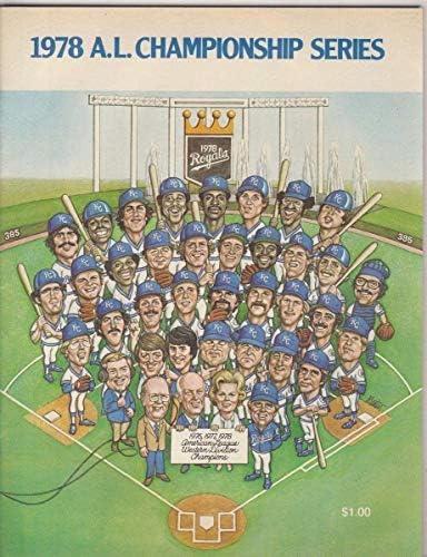 1978. ALCS Royals V. Yankees Službeni bejzbol program 128933 - MLB programi