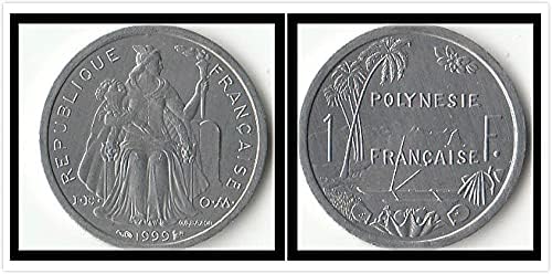 Oceania Nova francuska Polinezija 1 frack Coin 1999 izdanje zbirke stranih kovanica
