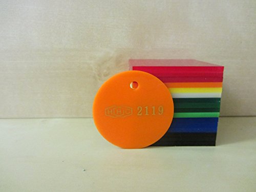 Falken Design OR2119-1-8/1236 Akrilni narančasti list, prozirni 6%, 12 x 36, debljine 1/8