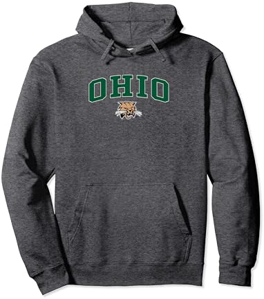 Ohio Bobcats lučni luk preko službeno licenciranog pulovera s kapuljačom