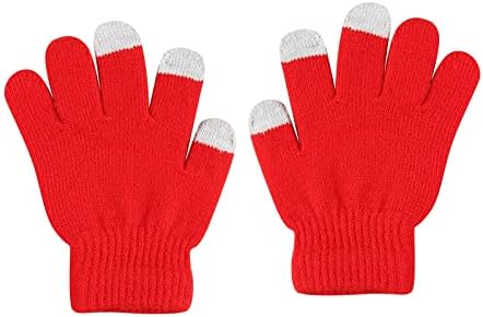 Zimske rukavice za malu djecu s otvorenim prstima, dječje obojene elastične biciklističke rukavice bez klizanja, neklizajuće