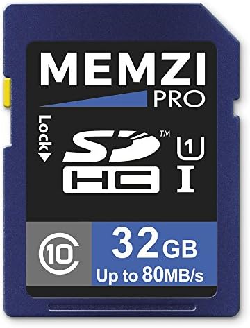Memorijska kartica MEMZI PRO 32 GB Class 10 80 MB/s. SDHC memorijske kartice za digitalne fotoaparate Sony Alpha a6000, a6300,