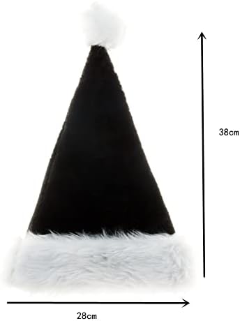 Božićni šešir Djed Mraz Šeširi zgušnjavaju Božićni šešir za žene i muškarce za Božić, Novu godinu, pribor za zabavu