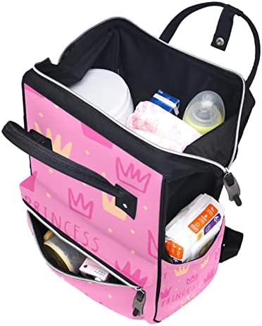 Guerotkr putovanja ruksak, vrećica pelena, vrećice s pelena s ruksacima, sažetak ružičastog umjetničkog uzorka