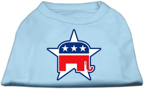Mirage proizvodi za kućne ljubimce republikanski zaslonski ispis majice baby blue xs