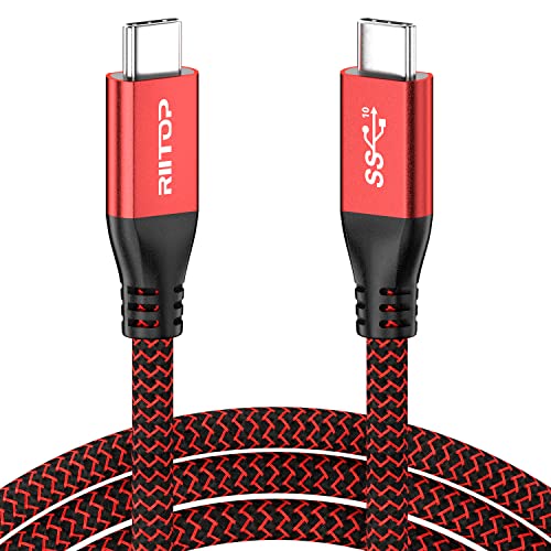Riitop usb c do c usb 3.2 kabel [20Gbps, 6,6ft], USB C video kabel s e-makerom za USB-C monitor, vanjski SSD, Thunderbolt