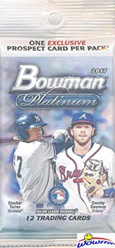 2017 Bowman Platinum Baseball Exclusive Jumbo Fat Factory zapečaćen s plavom prospektnom karticom! Potražite novake i autograme