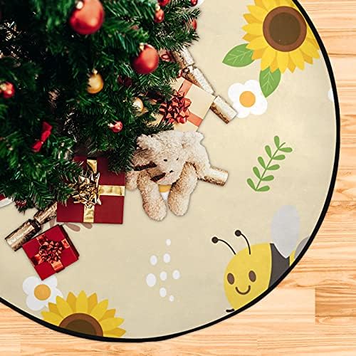 Bee Suncokret božićno drvce Mat Vodootporno stalak za stablo stajališta tepih ispod božićnog drvca Pribor za božićni ukras