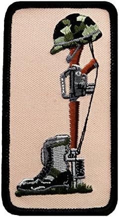 Palog vojnog bojnog križa izvezena vojna patch puška iron-on amblem