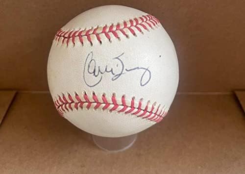 Carlos Baerga Mets/Cardinals potpisali su bejzbol Nacionalne lige JSA AF55699 - Autografirani bejzbol