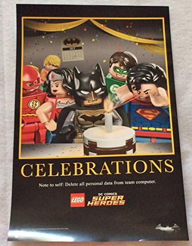 Batman Lego Super Heroes - 11 X17 originalni promotivni poster SDCC 2014 Comic Con