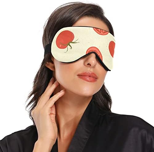 Unisex Sleep Mask Mask za noćno spavanje rajčice, maska ​​za spavanje, udobno pokrivač za spavanje očiju