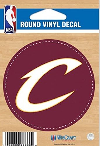 Wincraft NBA Cleveland Cavaliers WCR66663010 Okrugli vinil naljepnica, 3 x 3