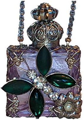 Nevjerojatna kristalna leptir lagana ljubičasta parfem ogrlica