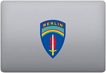 Dizajn mliječne šalice divizije američke vojske - Army Berlin SSI 3 inčni vinilni naljepnica pune boje